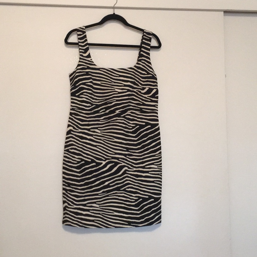 Zebra print dress